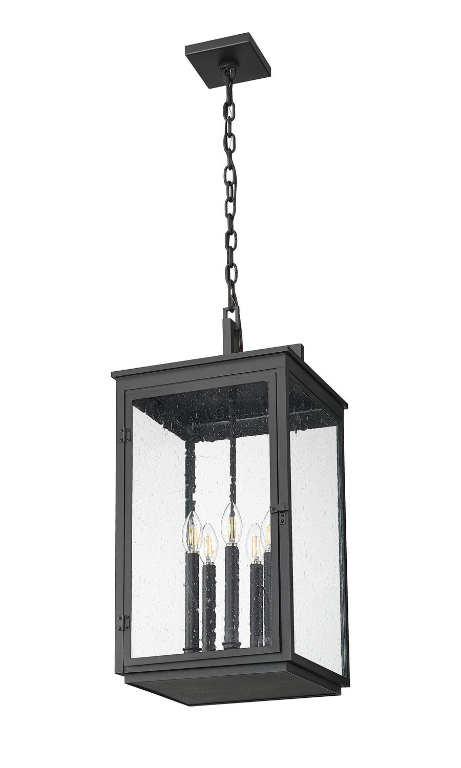 Z-Lite Canada - 5019CHXL-BK - Five Light Outdoor Chain Mount Ceiling Fixture - Hartwell - Sand Black