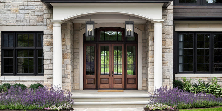 Z-Lite Canada - 5019CHXL-BK - Five Light Outdoor Chain Mount Ceiling Fixture - Hartwell - Sand Black