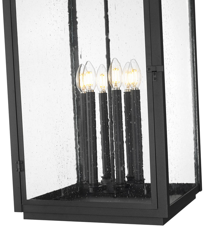 Z-Lite Canada - 5019CHXXL-BK - Six Light Outdoor Chain Mount Ceiling Fixture - Hartwell - Sand Black