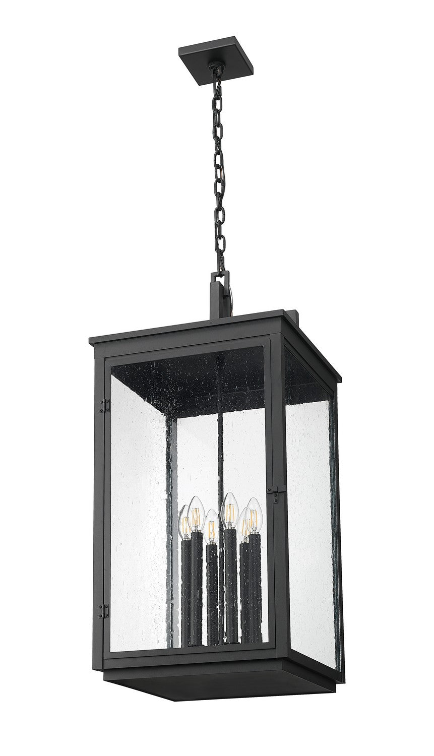 Z-Lite Canada - 5019CHXXL-BK - Six Light Outdoor Chain Mount Ceiling Fixture - Hartwell - Sand Black