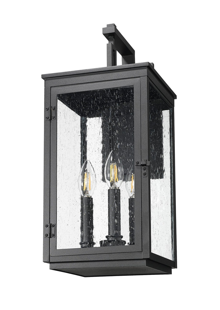 Z-Lite Canada - 5019M-BK - Three Light Outdoor Wall Mount - Hartwell - Sand Black