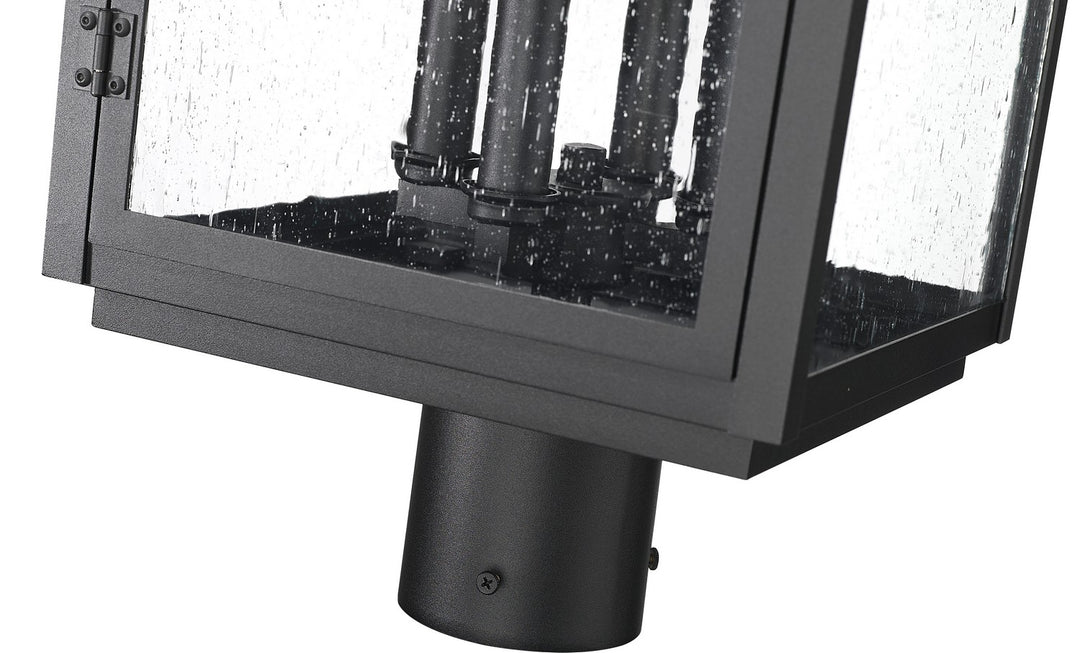 Z-Lite Canada - 5019PHBR-BK - Four Light Outdoor Post Mount - Hartwell - Sand Black