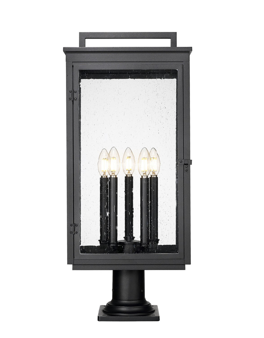 Z-Lite Canada - 5019PHXLR-533PM-BK - Five Light Outdoor Pier Mount - Hartwell - Sand Black