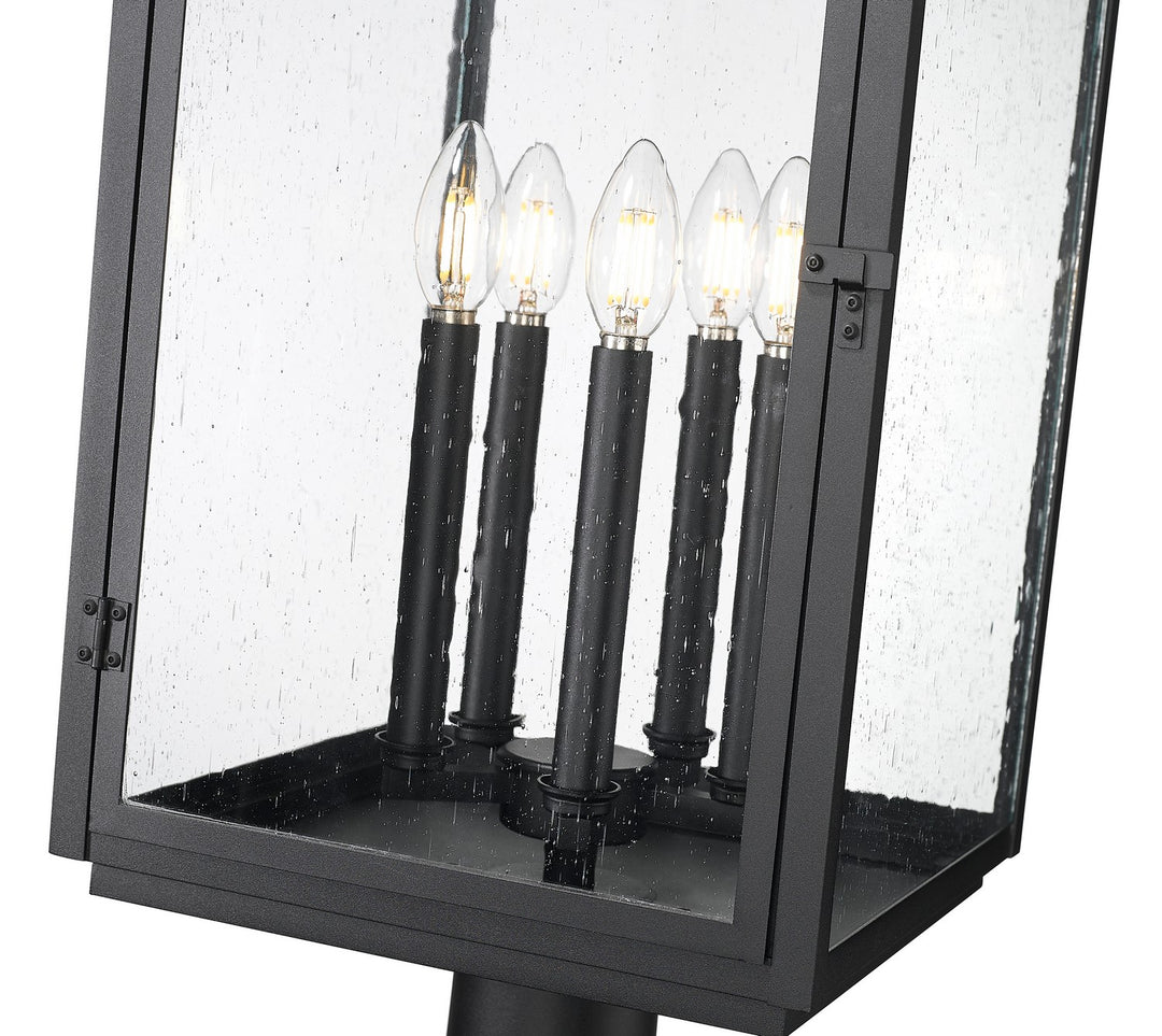 Z-Lite Canada - 5019PHXLR-533PM-BK - Five Light Outdoor Pier Mount - Hartwell - Sand Black
