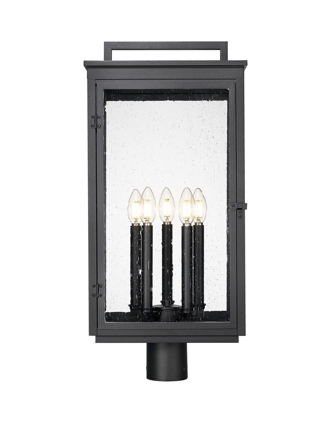 Z-Lite Canada - 5019PHXLR-BK - Five Light Outdoor Post Mount - Hartwell - Sand Black