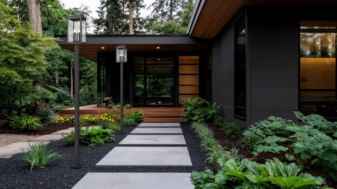 Z-Lite Canada - 5019PHXLS-536P-BK - Five Light Outdoor Post Mount - Hartwell - Sand Black