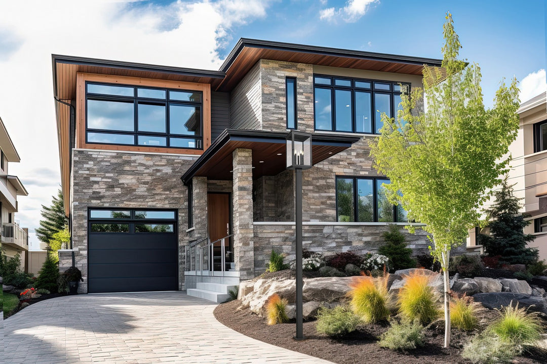 Z-Lite Canada - 5019PHXLS-536P-BK - Five Light Outdoor Post Mount - Hartwell - Sand Black