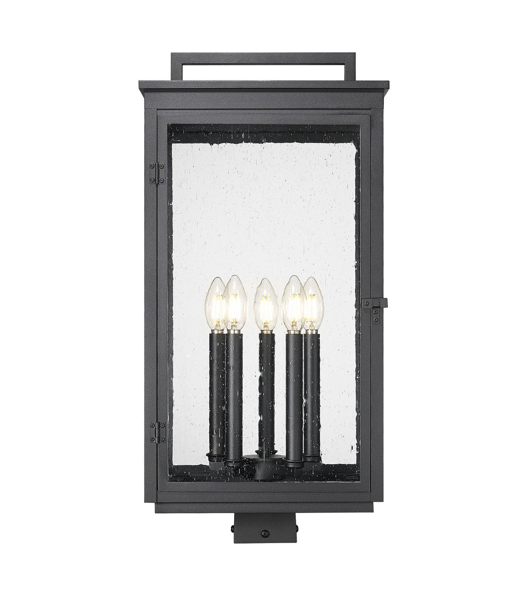 Z-Lite Canada - 5019PHXLS-BK - Five Light Outdoor Post Mount - Hartwell - Sand Black