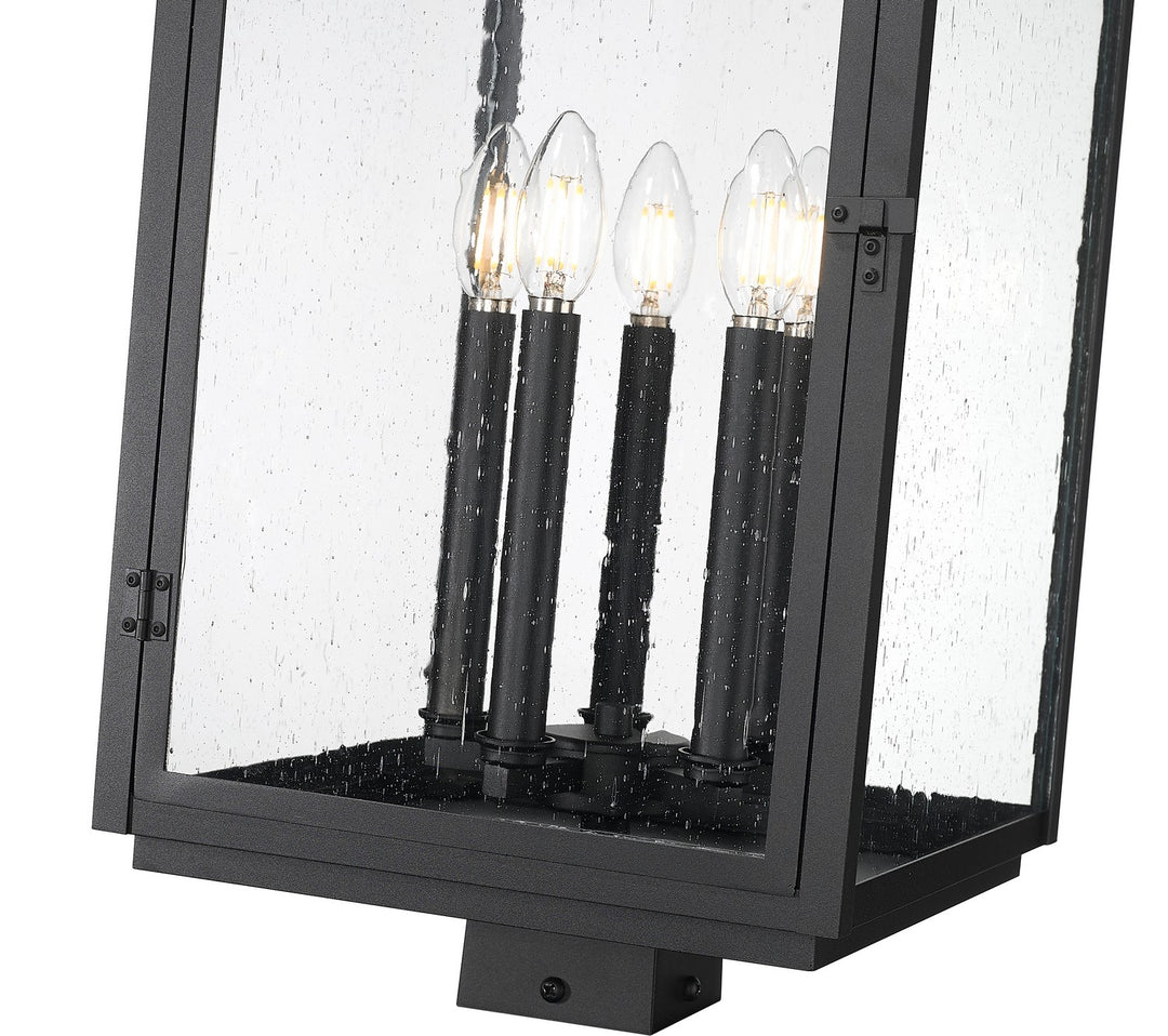 Z-Lite Canada - 5019PHXLS-BK - Five Light Outdoor Post Mount - Hartwell - Sand Black