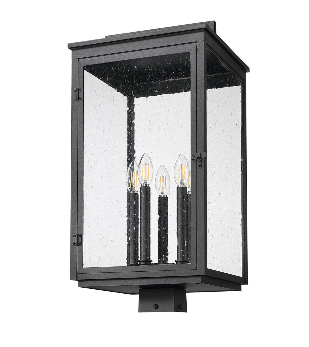 Z-Lite Canada - 5019PHXLS-BK - Five Light Outdoor Post Mount - Hartwell - Sand Black