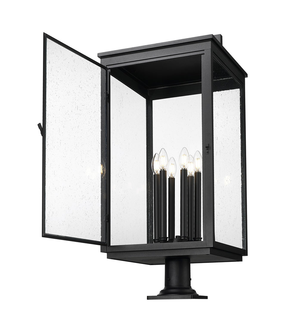 Z-Lite Canada - 5019PHXXLR-533PM-BK - Six Light Outdoor Pier Mount - Hartwell - Sand Black
