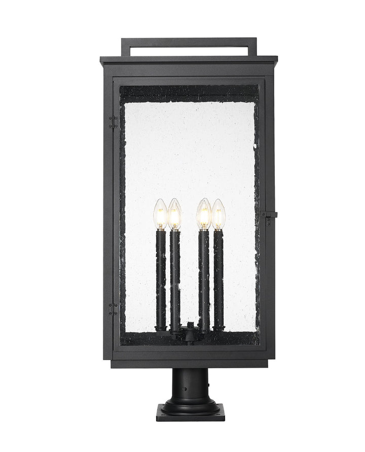 Z-Lite Canada - 5019PHXXLR-533PM-BK - Six Light Outdoor Pier Mount - Hartwell - Sand Black