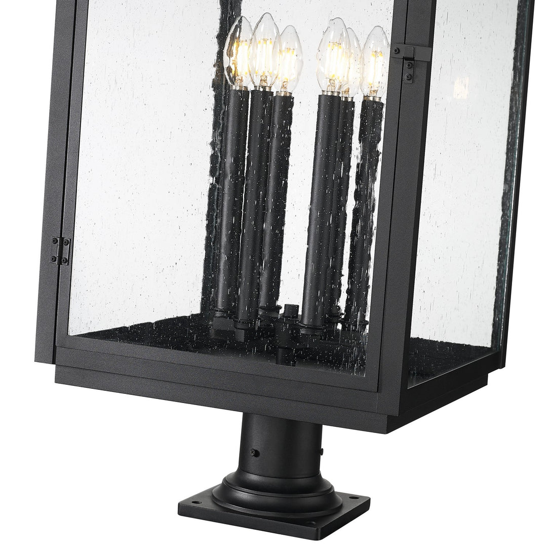 Z-Lite Canada - 5019PHXXLR-533PM-BK - Six Light Outdoor Pier Mount - Hartwell - Sand Black