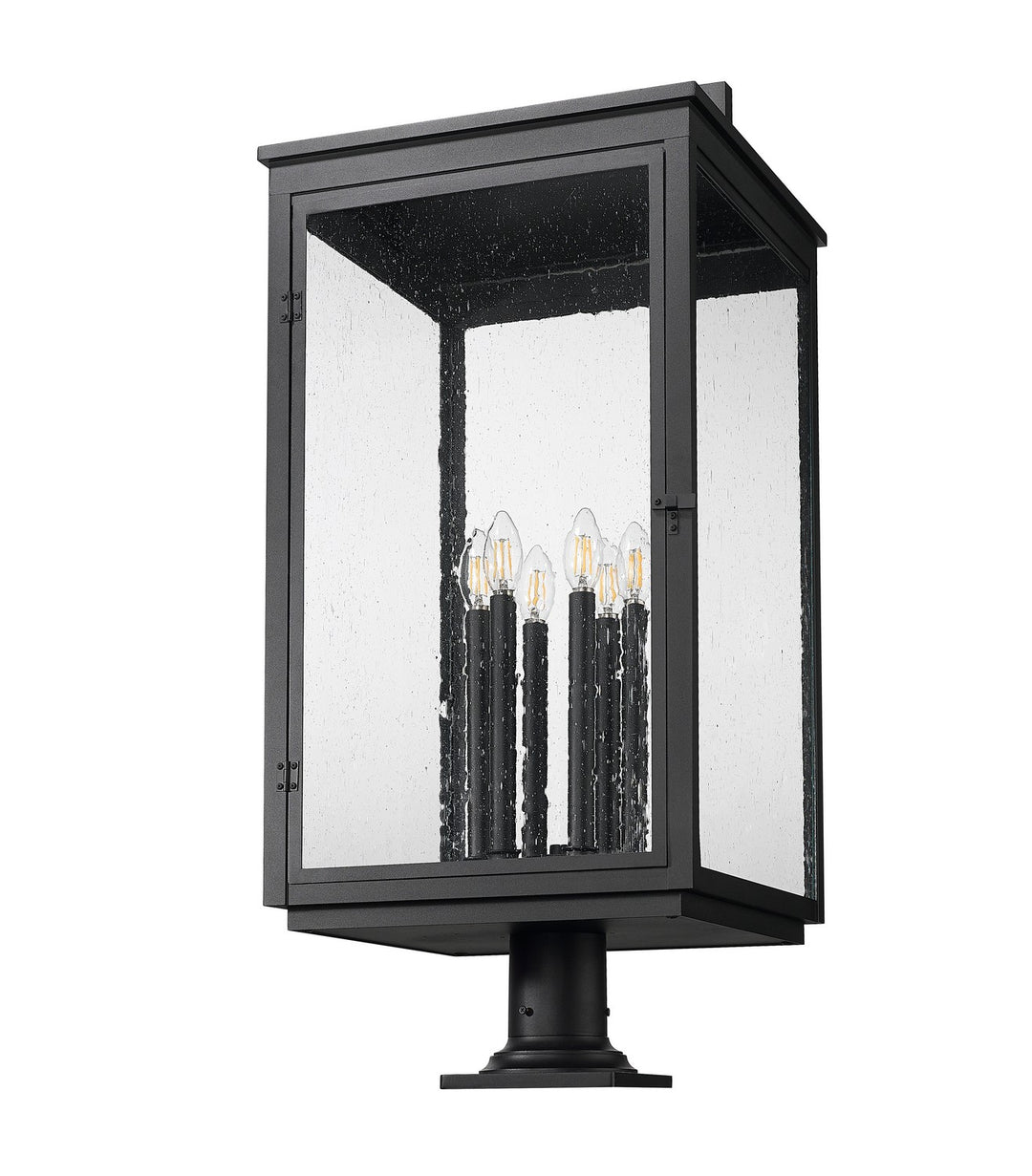 Z-Lite Canada - 5019PHXXLR-533PM-BK - Six Light Outdoor Pier Mount - Hartwell - Sand Black