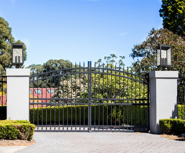 Z-Lite Canada - 5019PHXXLR-533PM-BK - Six Light Outdoor Pier Mount - Hartwell - Sand Black