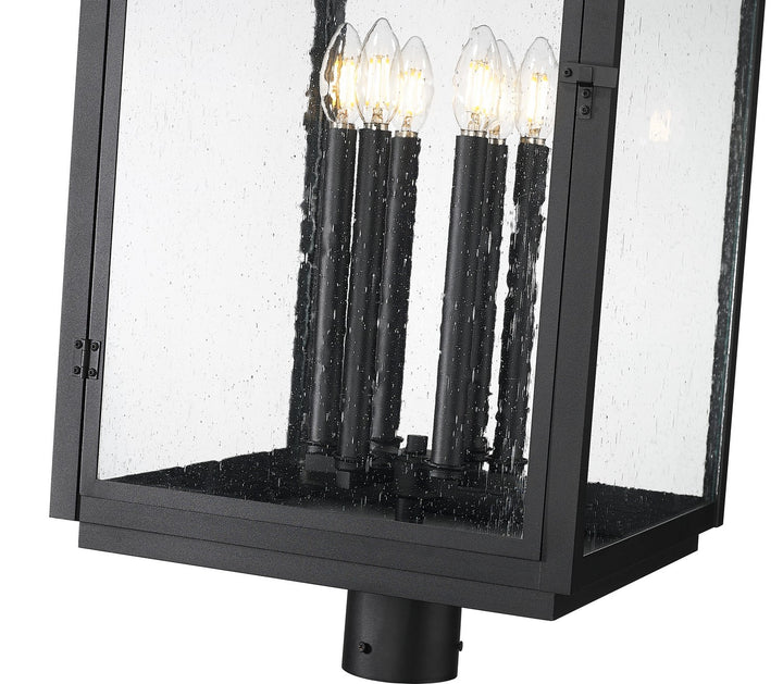 Z-Lite Canada - 5019PHXXLR-BK - Six Light Outdoor Post Mount - Hartwell - Sand Black