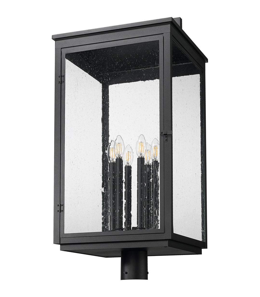 Z-Lite Canada - 5019PHXXLR-BK - Six Light Outdoor Post Mount - Hartwell - Sand Black