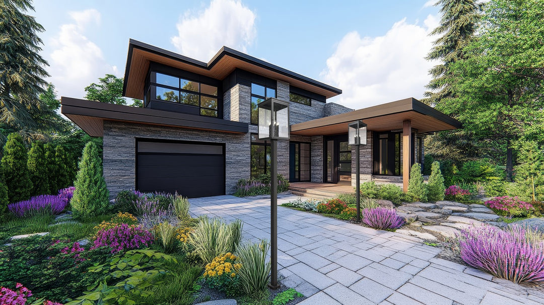 Z-Lite Canada - 5019PHXXLS-536P-BK - Six Light Outdoor Post Mount - Hartwell - Sand Black