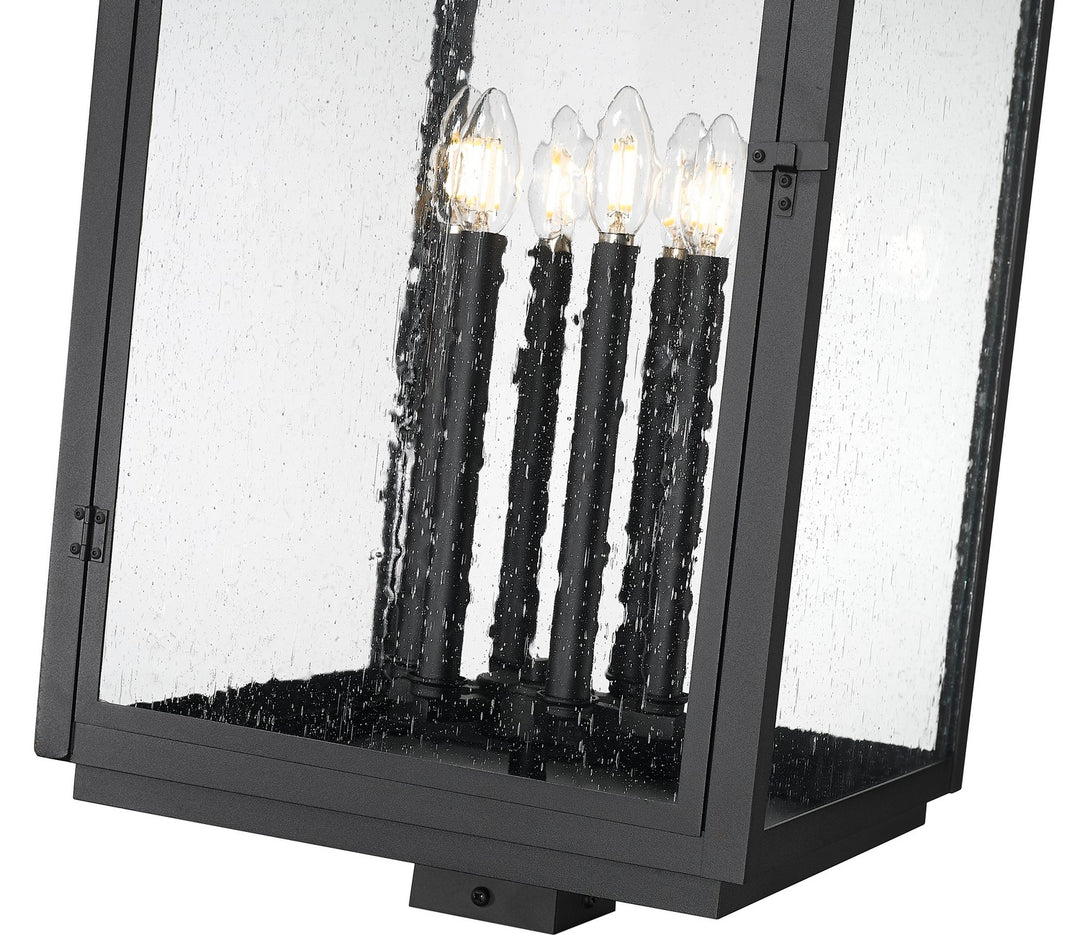 Z-Lite Canada - 5019PHXXLS-BK - Six Light Outdoor Post Mount - Hartwell - Sand Black