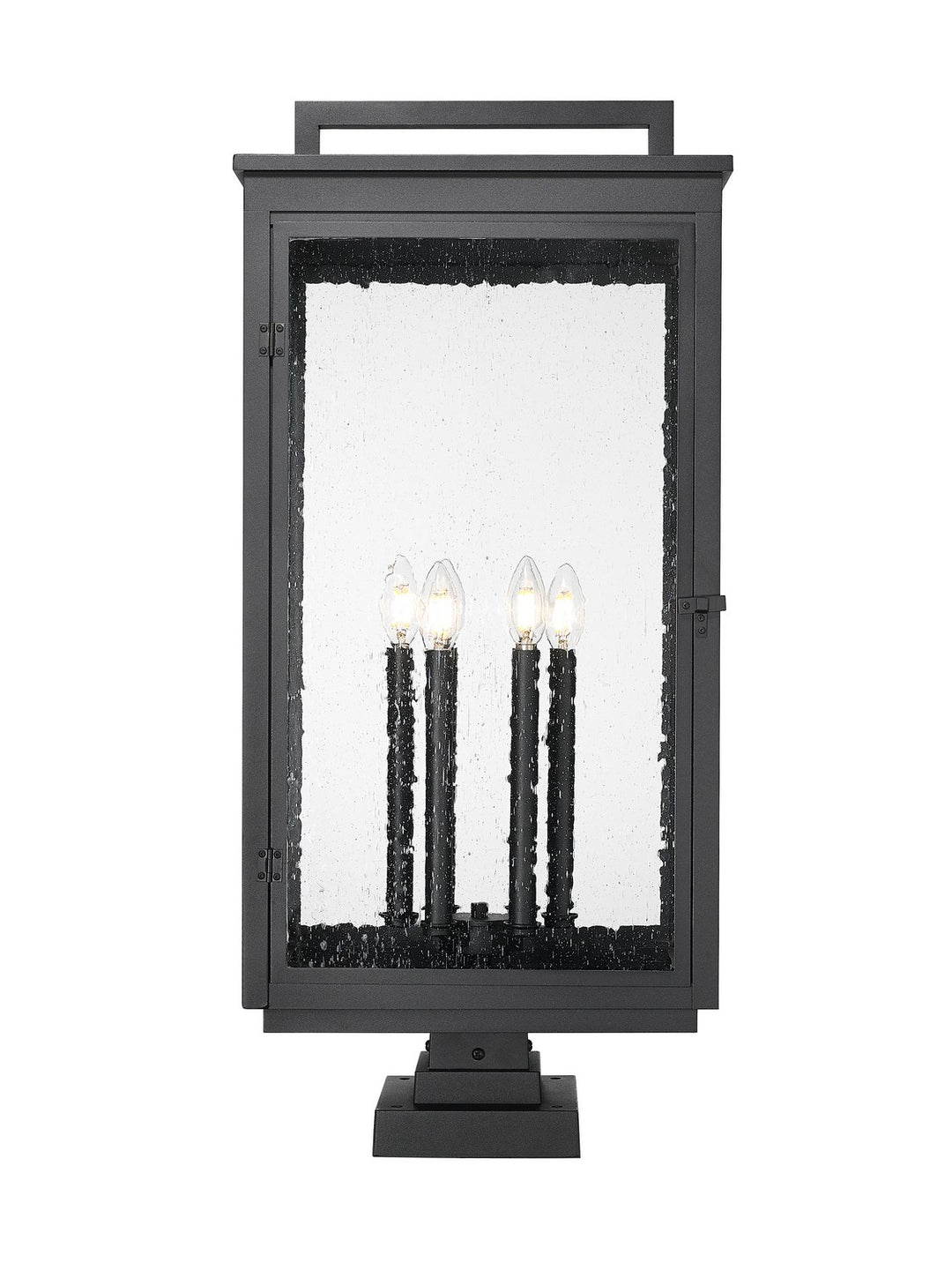 Z-Lite Canada - 5019PHXXLS-SQPM-BK - Six Light Outdoor Pier Mount - Hartwell - Sand Black