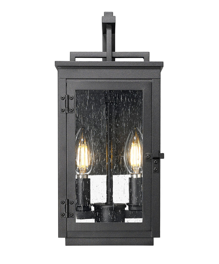 Z-Lite Canada - 5019S-BK - Two Light Outdoor Wall Mount - Hartwell - Sand Black