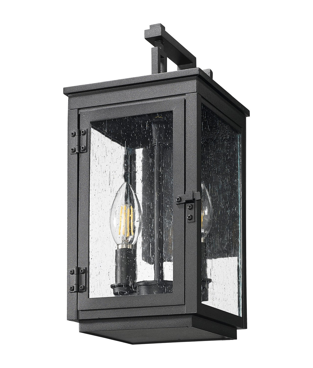 Z-Lite Canada - 5019S-BK - Two Light Outdoor Wall Mount - Hartwell - Sand Black