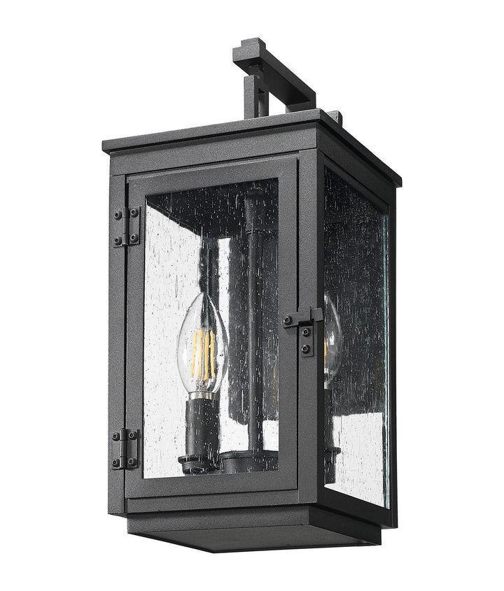 Z-Lite Canada - 5019S-BK - Two Light Outdoor Wall Mount - Hartwell - Sand Black