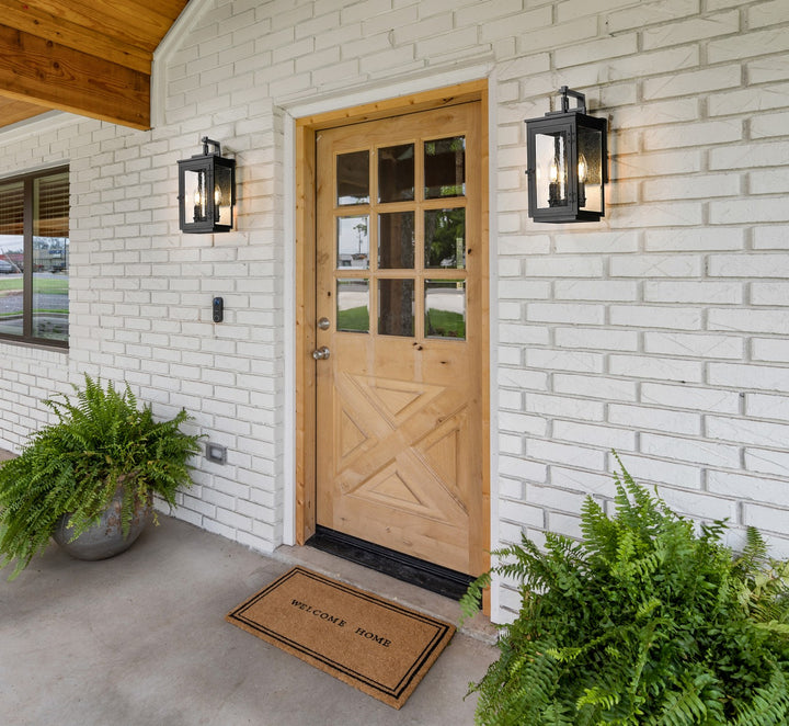 Z-Lite Canada - 5019S-BK - Two Light Outdoor Wall Mount - Hartwell - Sand Black