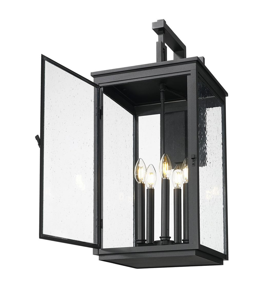 Z-Lite Canada - 5019XL-BK - Five Light Outdoor Wall Mount - Hartwell - Sand Black