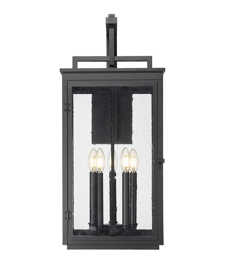 Z-Lite Canada - 5019XL-BK - Five Light Outdoor Wall Mount - Hartwell - Sand Black