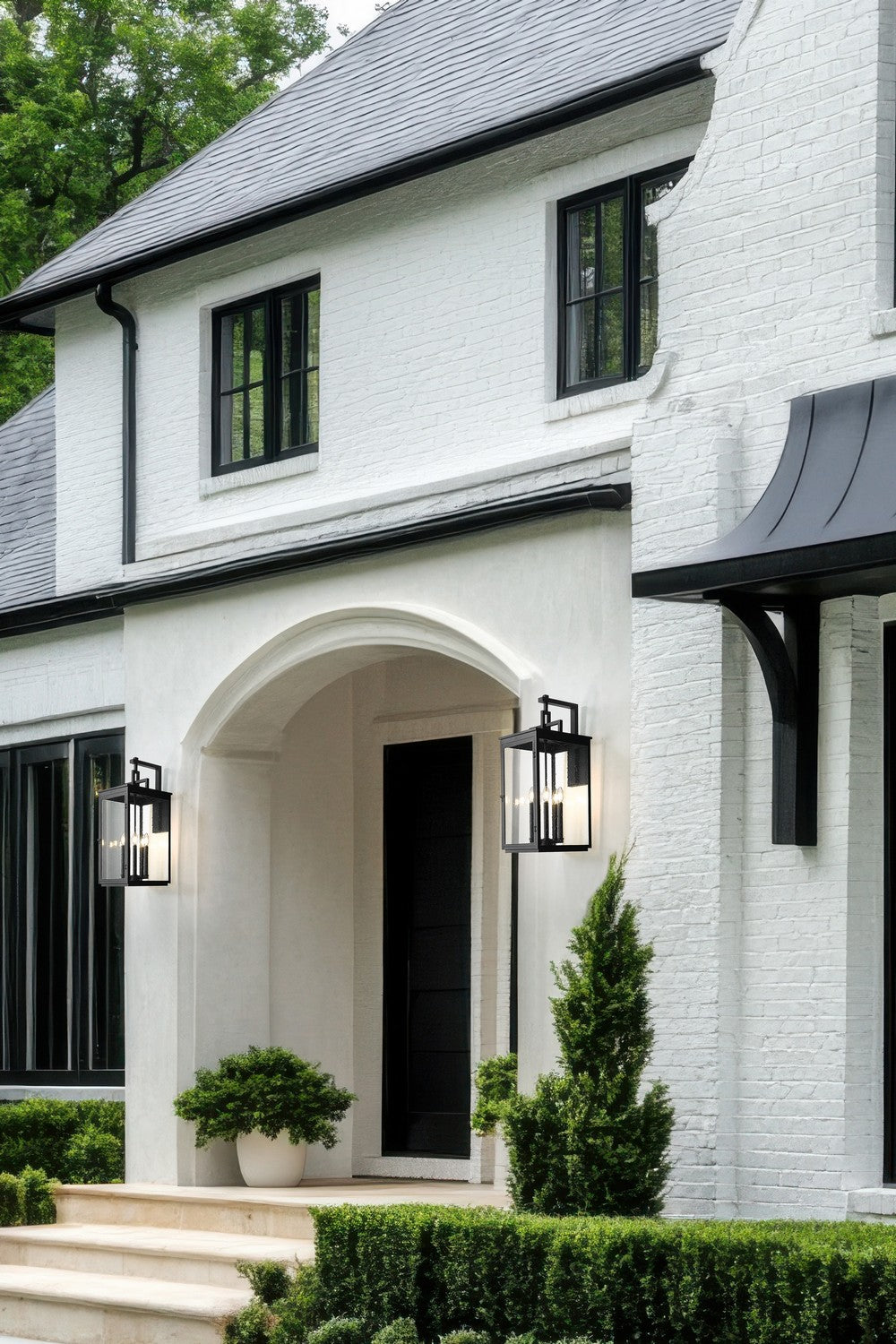 Z-Lite Canada - 5019XL-BK - Five Light Outdoor Wall Mount - Hartwell - Sand Black