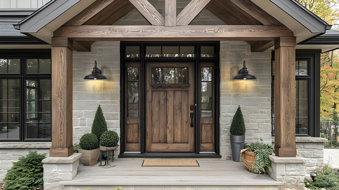 Z-Lite Canada - 5023M-BK - One Light Outdoor Wall Mount - RLM - Sand Black