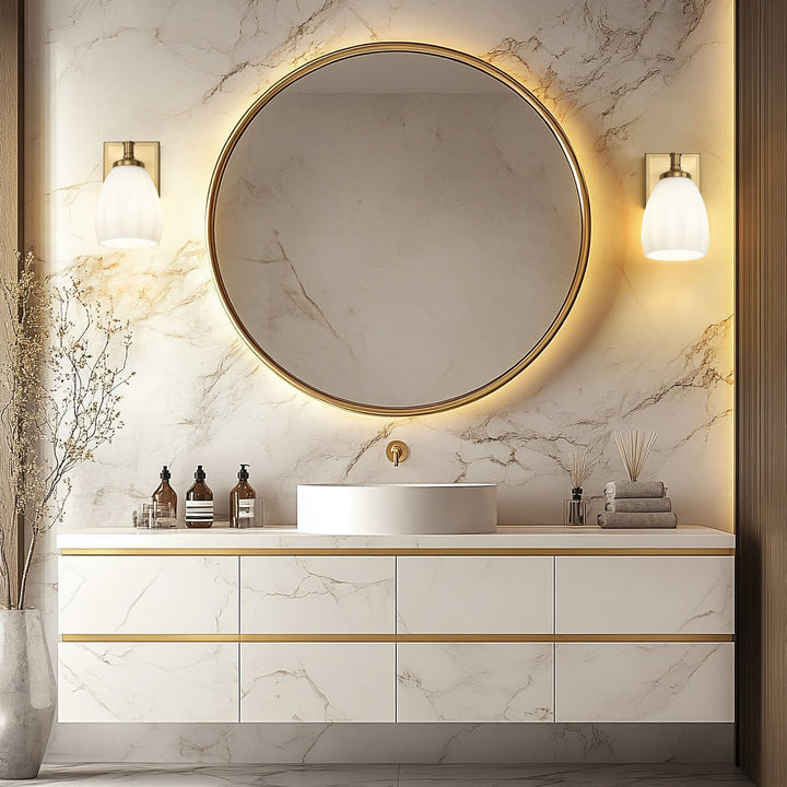 Z-Lite Canada - 7004-1V-MGLD - One Light Vanity - Oren - Modern Gold