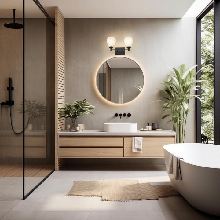 Z-Lite Canada - 7004-2V-MB - Two Light Vanity - Oren - Matte Black