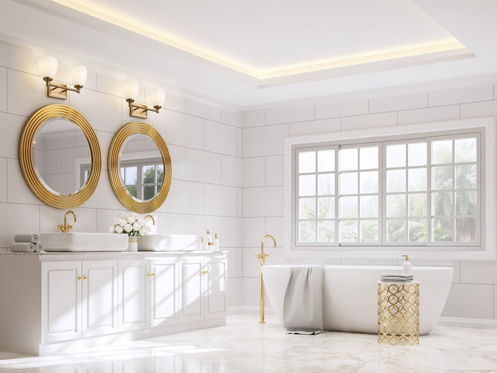 Z-Lite Canada - 7004-2V-MGLD - Two Light Vanity - Oren - Modern Gold