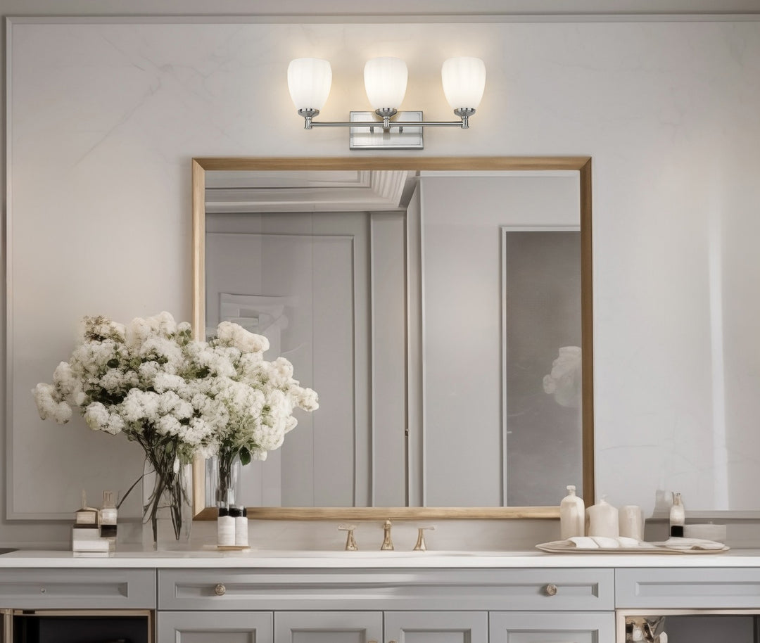 Z-Lite Canada - 7004-3V-BN - Three Light Vanity - Oren - Brushed Nickel