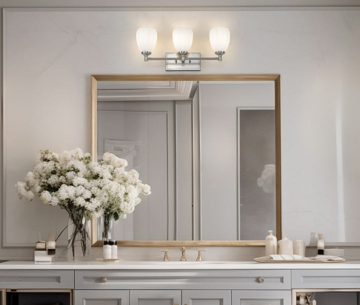 Z-Lite Canada - 7004-3V-BN - Three Light Vanity - Oren - Brushed Nickel