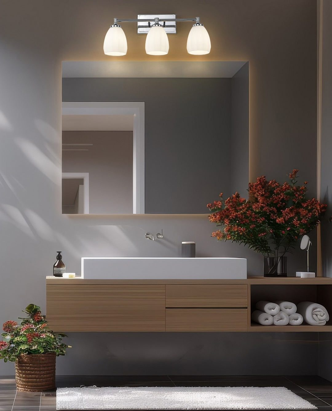 Z-Lite Canada - 7004-3V-CH - Three Light Vanity - Oren - Chrome
