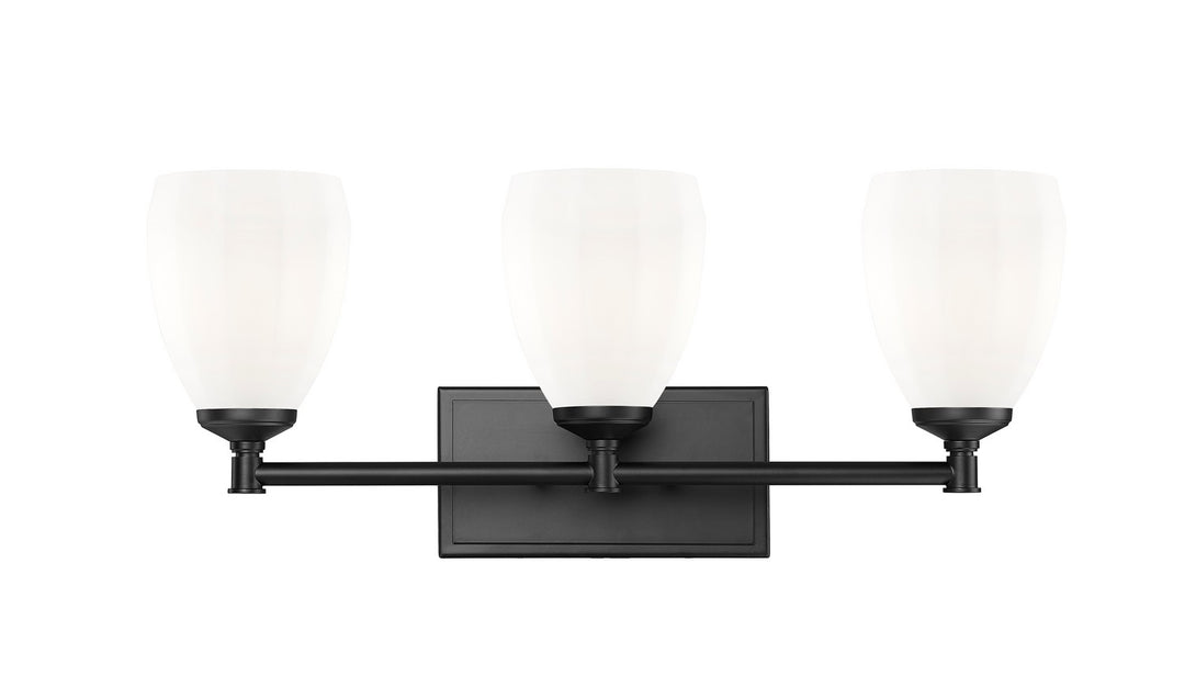 Z-Lite Canada - 7004-3V-MB - Three Light Vanity - Oren - Matte Black