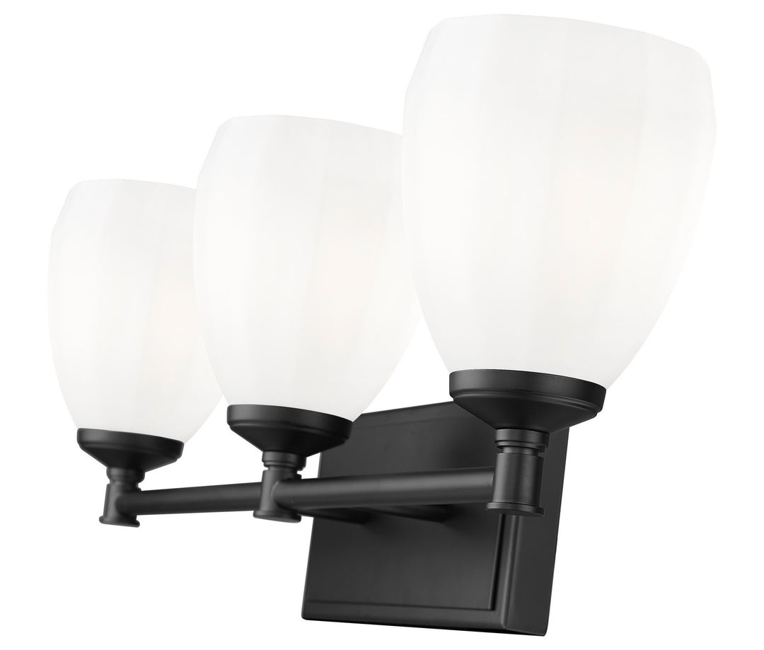 Z-Lite Canada - 7004-3V-MB - Three Light Vanity - Oren - Matte Black