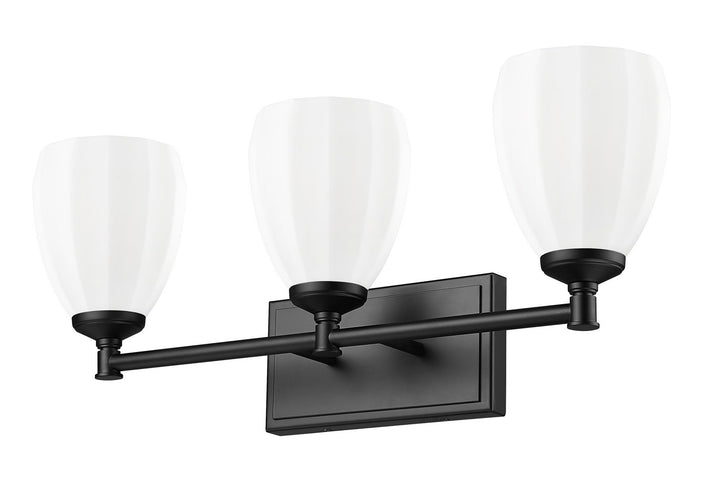Z-Lite Canada - 7004-3V-MB - Three Light Vanity - Oren - Matte Black