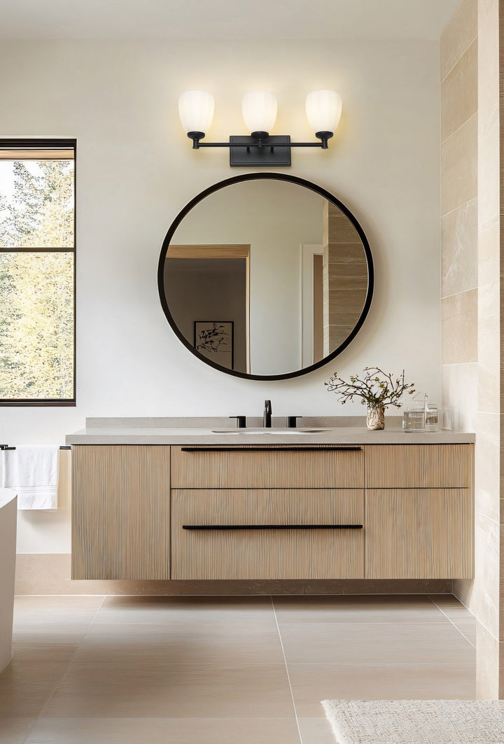 Z-Lite Canada - 7004-3V-MB - Three Light Vanity - Oren - Matte Black