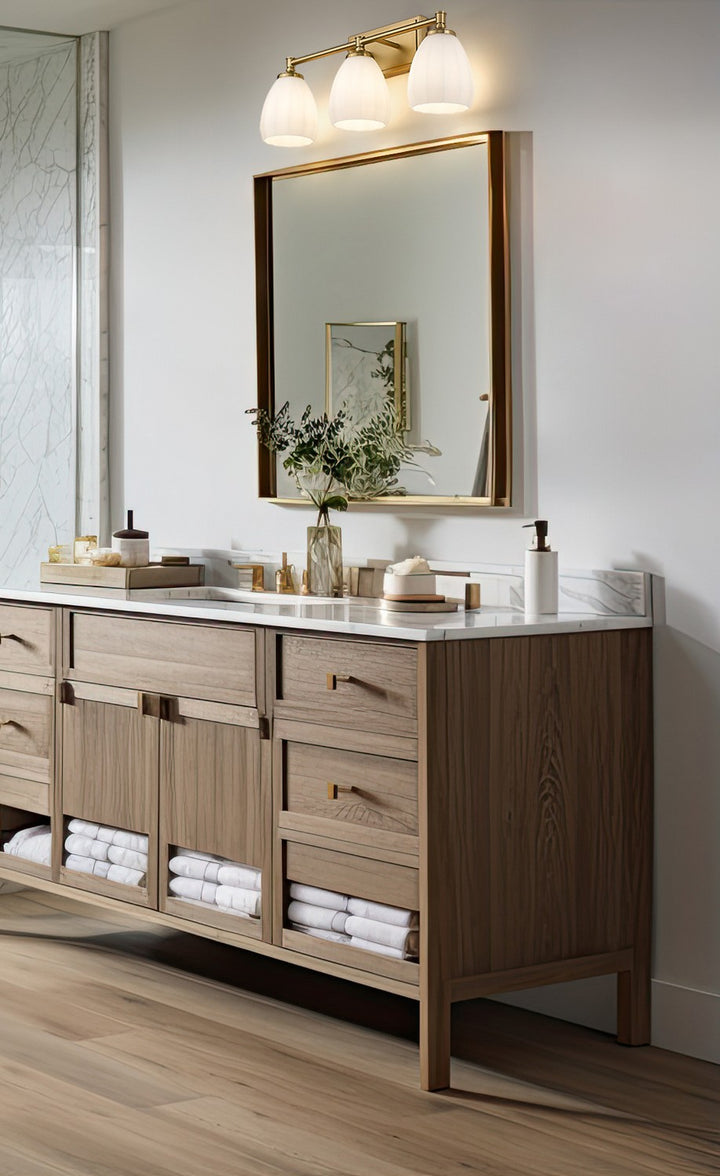 Z-Lite Canada - 7004-3V-MGLD - Three Light Vanity - Oren - Modern Gold