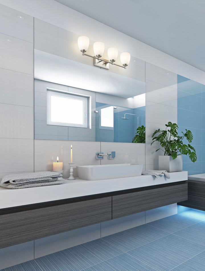 Z-Lite Canada - 7004-4V-BN - Four Light Vanity - Oren - Brushed Nickel