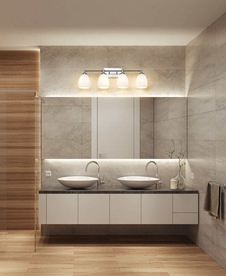 Z-Lite Canada - 7004-4V-BN - Four Light Vanity - Oren - Brushed Nickel