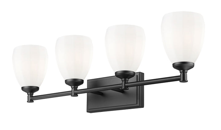 Z-Lite Canada - 7004-4V-MB - Four Light Vanity - Oren - Matte Black