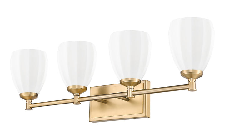 Z-Lite Canada - 7004-4V-MGLD - Four Light Vanity - Oren - Modern Gold