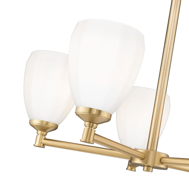 Z-Lite Canada - 7004-5MGLD - Five Light Chandelier - Oren - Modern Gold