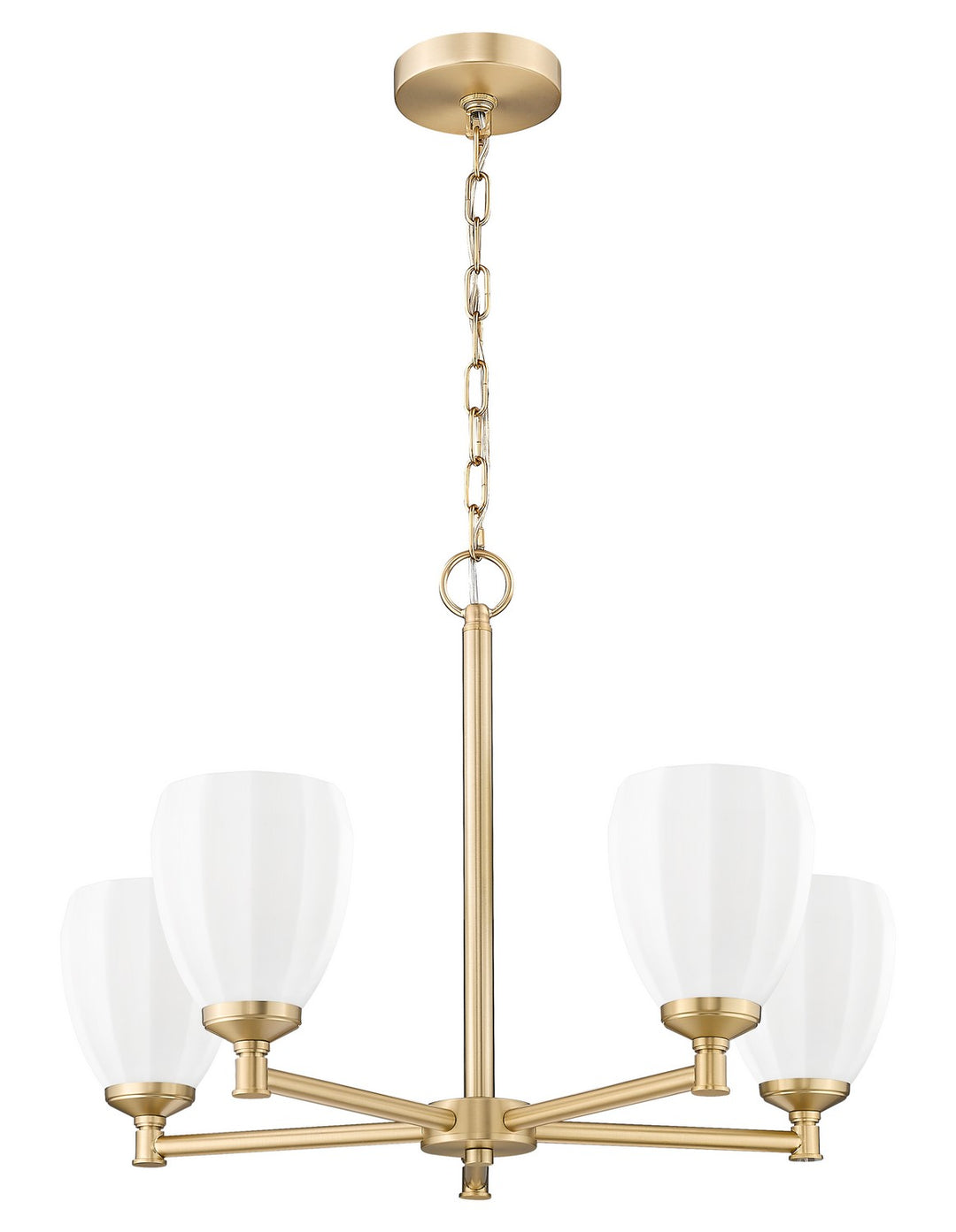 Z-Lite Canada - 7004-5MGLD - Five Light Chandelier - Oren - Modern Gold
