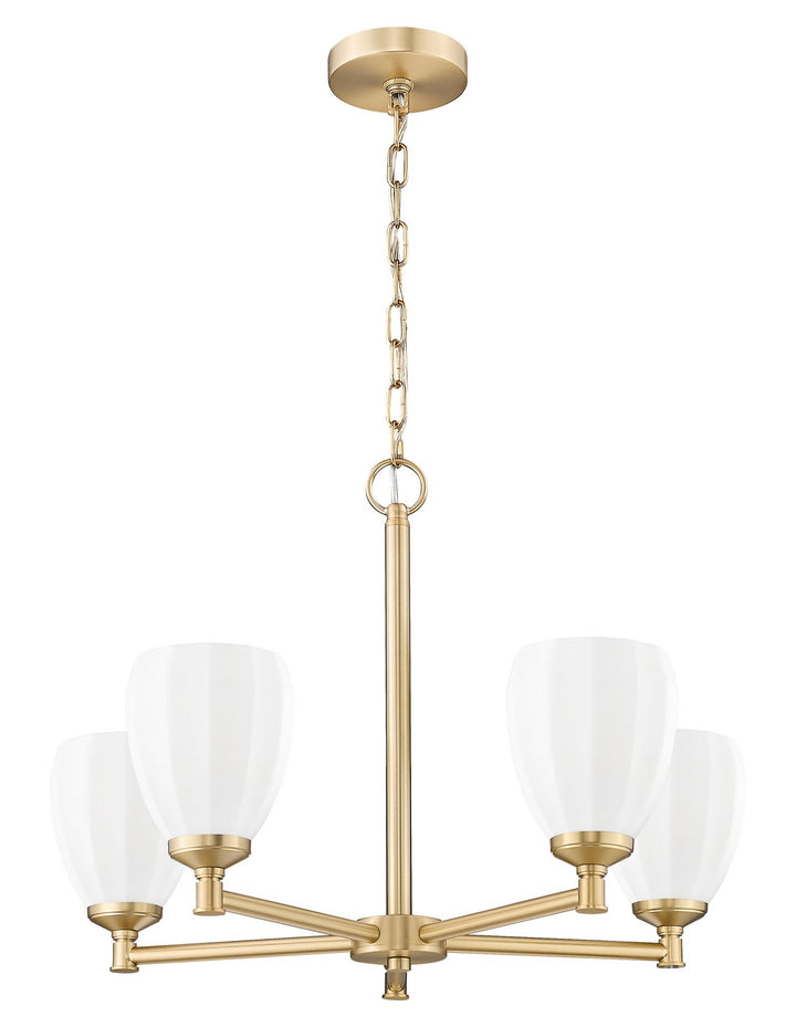 Z-Lite Canada - 7004-5MGLD - Five Light Chandelier - Oren - Modern Gold